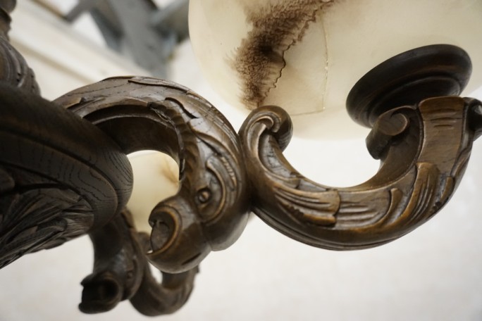 ŻYRANDOL DĘBOWY WISZĄCY 5 KLOSZY