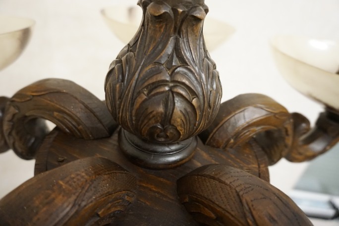 ŻYRANDOL DĘBOWY WISZĄCY 5 KLOSZY