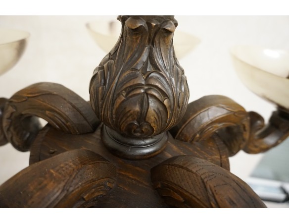 ŻYRANDOL DĘBOWY WISZĄCY 5 KLOSZY