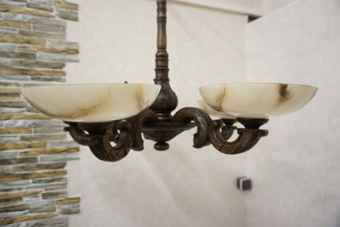 ŻYRANDOL DĘBOWY WISZĄCY 5 KLOSZY