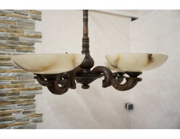 ŻYRANDOL DĘBOWY WISZĄCY 5 KLOSZY