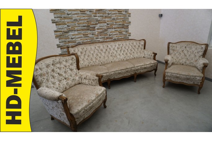 ZESTAW CHIPENDALLE SOFA 3 OSOBOWA + 2 FOTELE