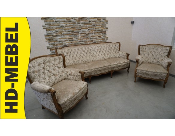 ZESTAW CHIPENDALLE SOFA 3 OSOBOWA + 2 FOTELE