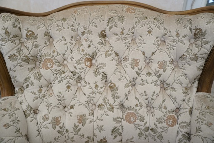 ZESTAW CHIPPENDALE SOFA 3 OSOBOWA + 2 FOTELE...