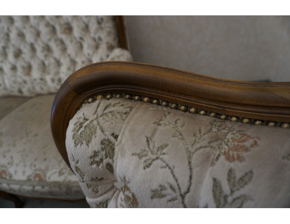 ZESTAW CHIPPENDALE SOFA 3 OSOBOWA + 2 FOTELE  Warrings Ludwik Filip