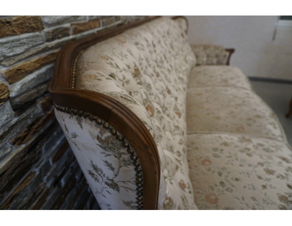 ZESTAW CHIPPENDALE SOFA 3 OSOBOWA + 2 FOTELE  Warrings Ludwik Filip