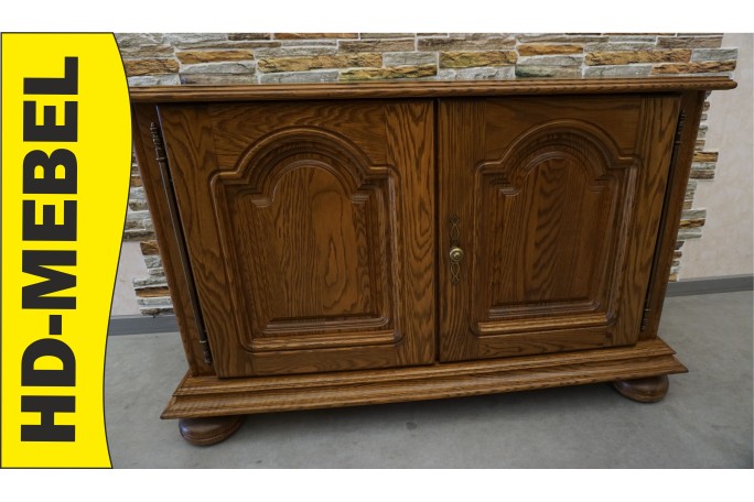 KOMODA DĘBOWA 2 DRZWIOWA SZER. 120 CM