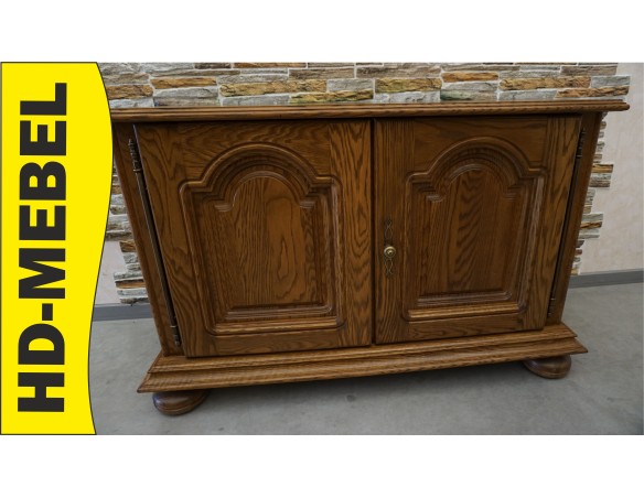 KOMODA DĘBOWA 2 DRZWIOWA SZER. 120 CM