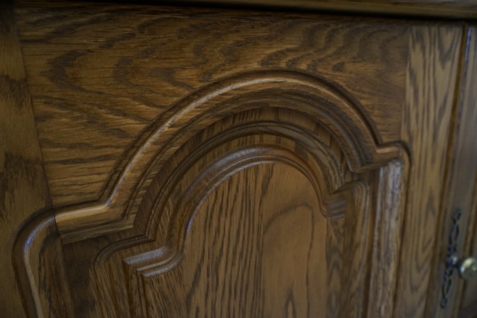 KOMODA DĘBOWA 2 DRZWIOWA IDEALNA POD TELEWIZOR...