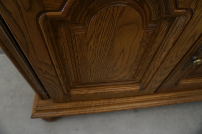 KOMODA DĘBOWA 2 DRZWIOWA IDEALNA POD TELEWIZOR...