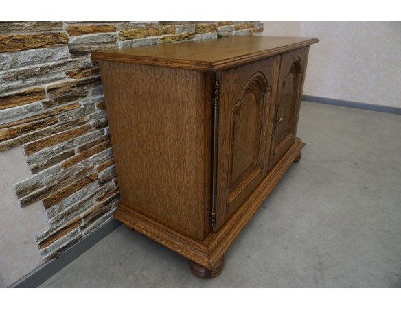 KOMODA DĘBOWA 2 DRZWIOWA SZER. 120 CM