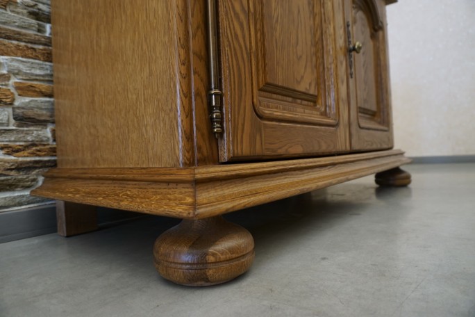 KOMODA DĘBOWA 2 DRZWIOWA SZER. 120 CM