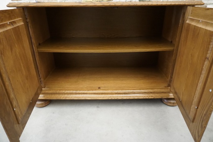 KOMODA DĘBOWA 2 DRZWIOWA SZER. 120 CM