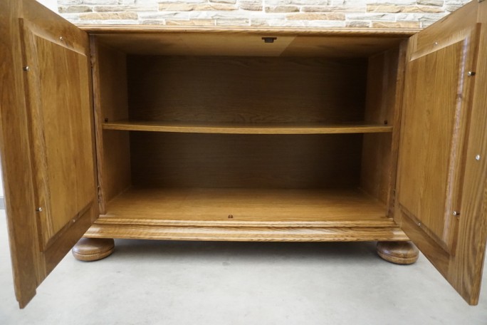 KOMODA DĘBOWA 2 DRZWIOWA SZER. 120 CM