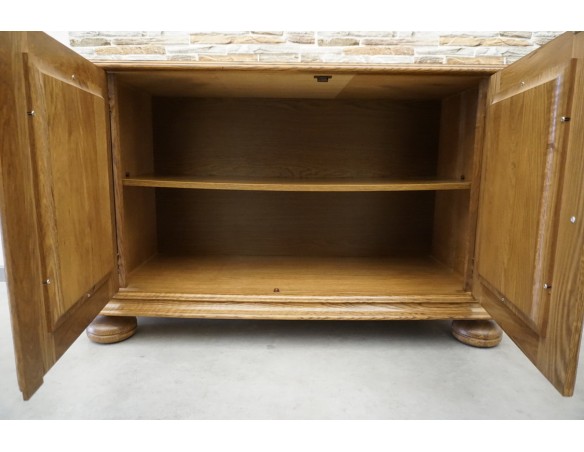 KOMODA DĘBOWA 2 DRZWIOWA IDEALNA POD TELEWIZOR SZER. 120 CM