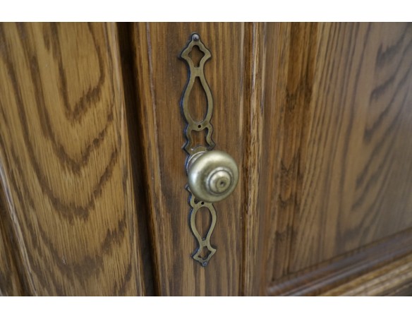 KOMODA DĘBOWA 2 DRZWIOWA SZER. 120 CM