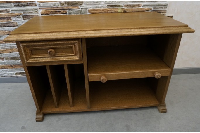 KOMÓDKA RTV DĘBOWA SZER. 88 CM