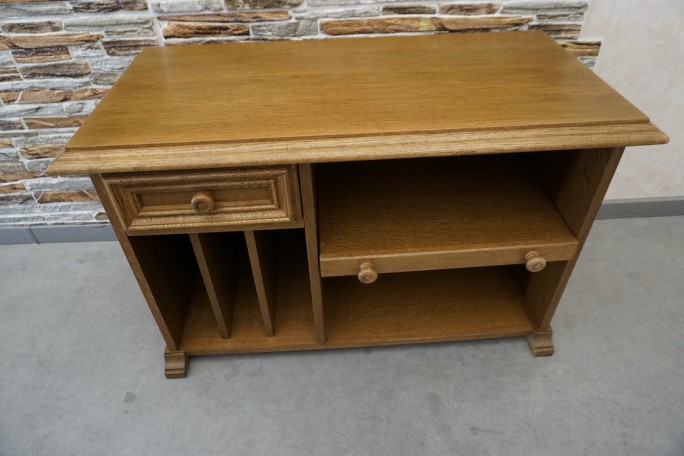 KOMÓDKA RTV DĘBOWA SZER. 88 CM