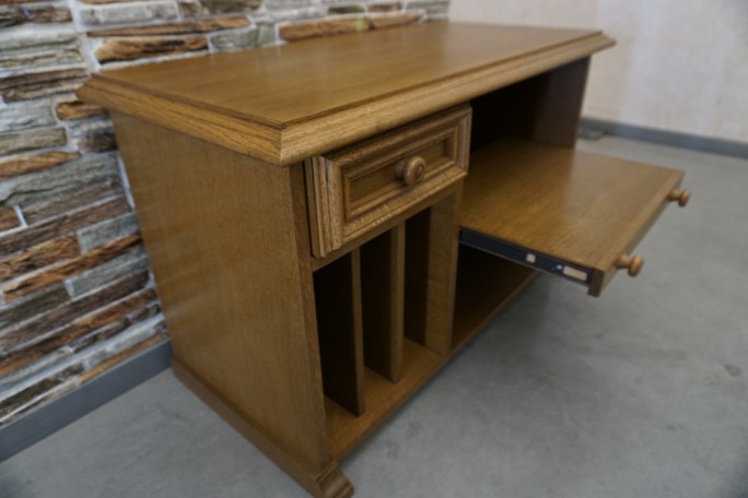 KOMODA POD TELEWIZOR RTV DĘBOWA SZER. 88 CM