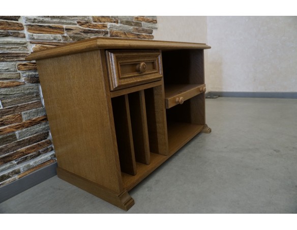 KOMODA POD TELEWIZOR RTV DĘBOWA SZER. 88 CM