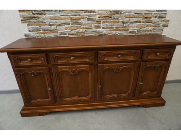 KOMODA ORZECHOWA 4 DRZWIOWA SZER. 180 CM