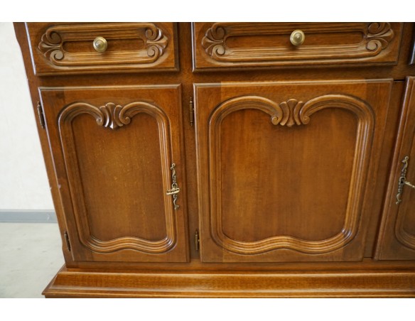 KOMODA ORZECHOWA 4 DRZWIOWA SZER. 180 CM