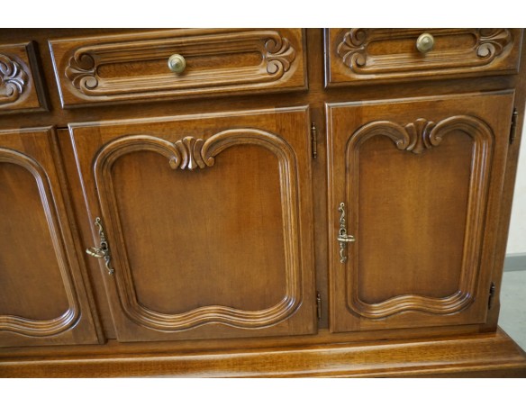 KOMODA ORZECHOWA 4 DRZWIOWA SZER. 180 CM