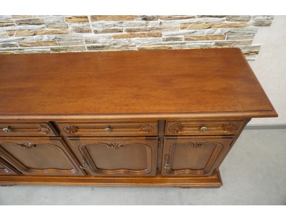 KOMODA ORZECHOWA 4 DRZWIOWA SZER. 180 CM