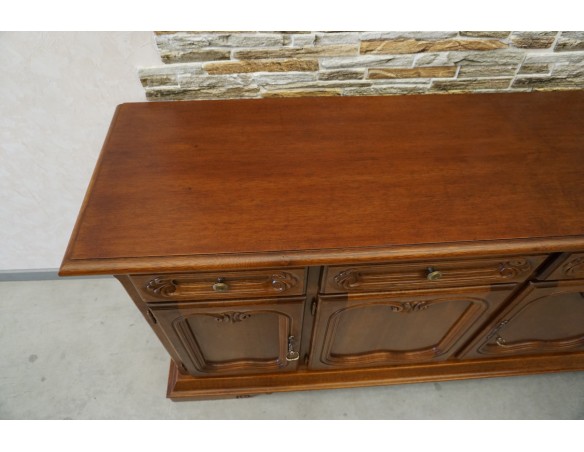 KOMODA ORZECHOWA 4 DRZWIOWA SZER. 180 CM