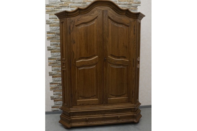 SZAFA DĘBOWA Z LITEGO DĘBU 2 DRZWIOWA SZER. 152 CM