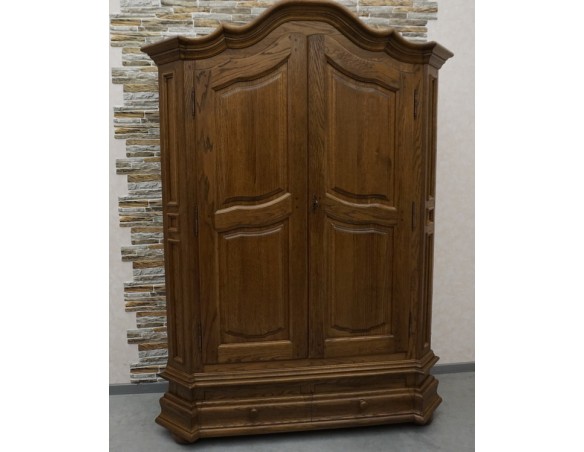 SZAFA DĘBOWA Z LITEGO DĘBU 2 DRZWIOWA SZER. 152 CM