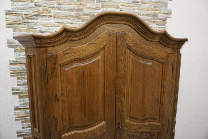 SZAFA DĘBOWA Z LITEGO DĘBU 2 DRZWIOWA SZER. 152 CM