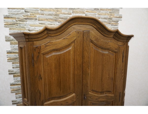 SZAFA DĘBOWA Z LITEGO DĘBU 2 DRZWIOWA SZER. 152 CM