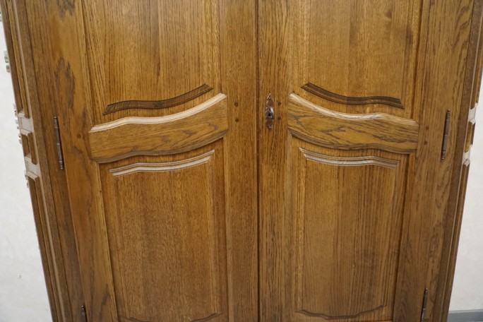 SZAFA DĘBOWA Z LITEGO DĘBU 2 DRZWIOWA SZER. 152 CM