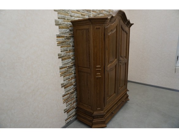 SZAFA DĘBOWA Z LITEGO DĘBU 2 DRZWIOWA SZER. 152 CM