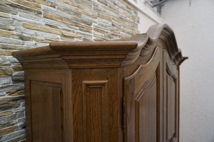 SZAFA DĘBOWA Z LITEGO DĘBU 2 DRZWIOWA SZER. 152 CM