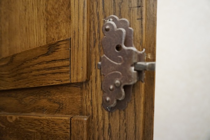 SZAFA DĘBOWA Z LITEGO DĘBU 2 DRZWIOWA SZER. 152 CM