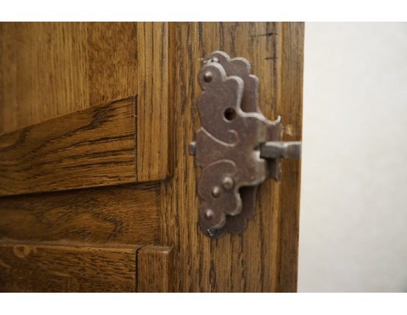 SZAFA DĘBOWA Z LITEGO DĘBU 2 DRZWIOWA SZER. 152 CM