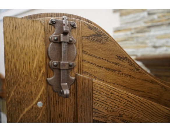 SZAFA DĘBOWA Z LITEGO DĘBU 2 DRZWIOWA SZER. 152 CM