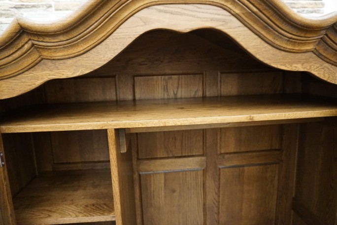 SZAFA DĘBOWA Z LITEGO DĘBU 2 DRZWIOWA SZER. 152 CM