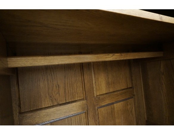 SZAFA DĘBOWA Z LITEGO DĘBU 2 DRZWIOWA SZER. 152 CM