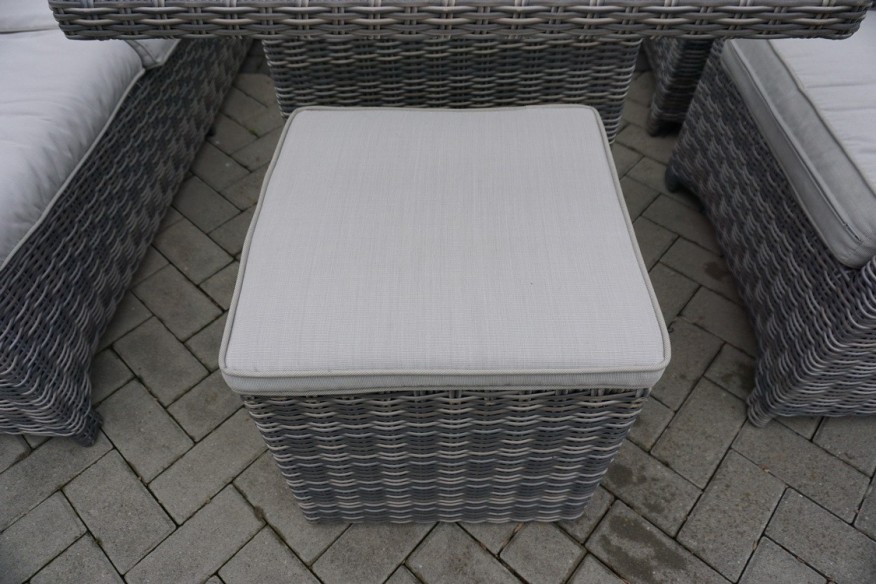 ZESTAW DO OGRODU TARAS STÓŁ + SOFA 3 OSOBOWA + 2 FOTELE  TECHNORATTAN