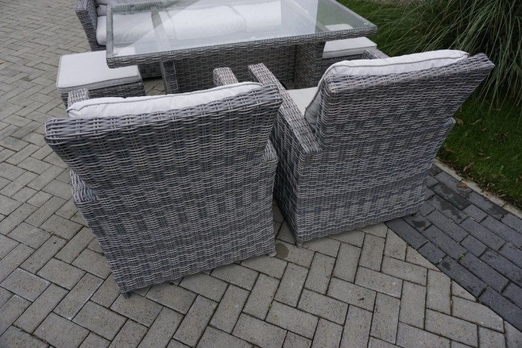 ZESTAW DO OGRODU TARAS STÓŁ + SOFA 3 OSOBOWA +...