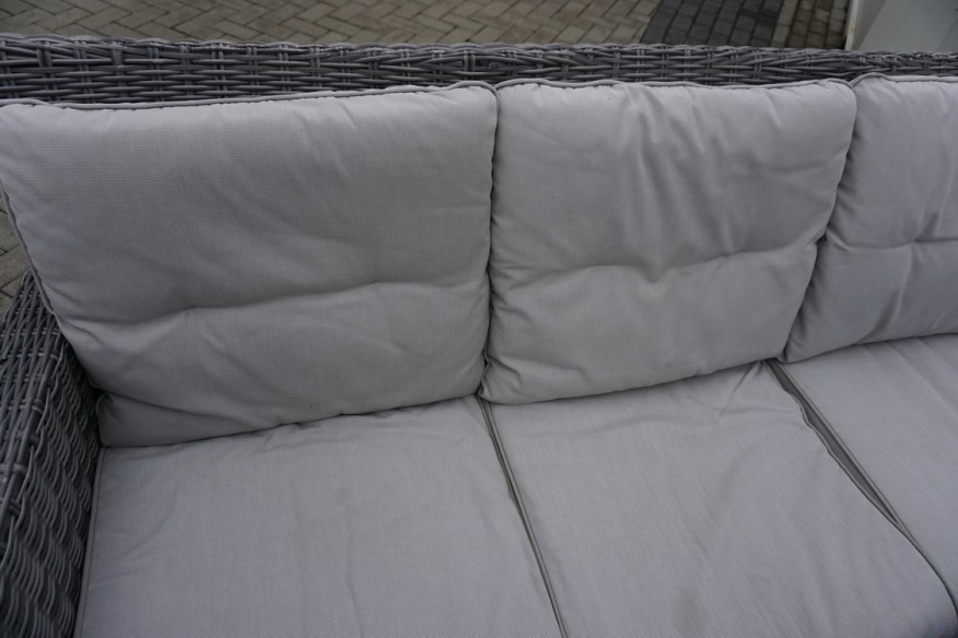 ZESTAW DO OGRODU TARAS STÓŁ + SOFA 3 OSOBOWA + 2 FOTELE  TECHNORATTAN
