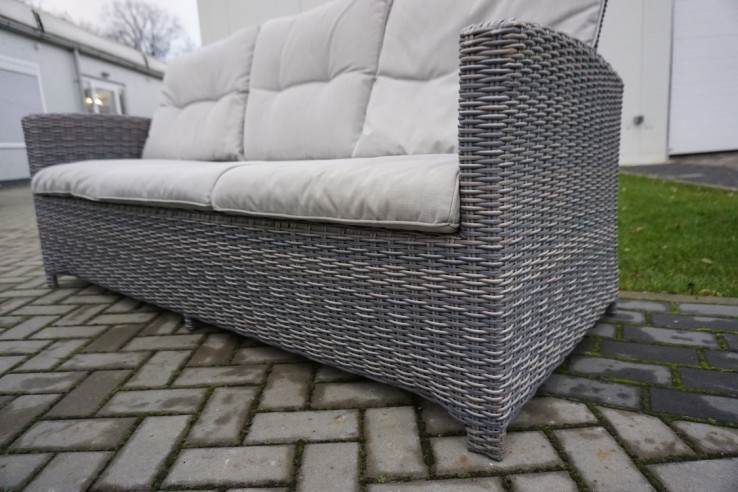 ZESTAW NA OGRÓD TARAS SOFA 3 OSOBOWA + 2 FOTELE...