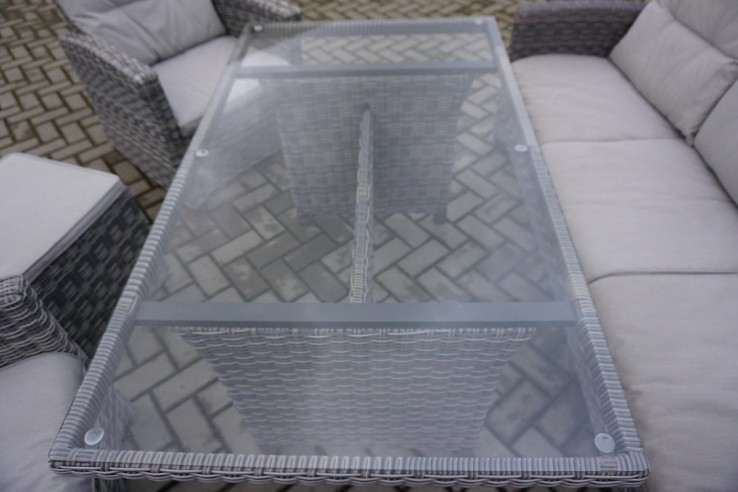 ZESTAW NA OGRÓD TARAS SOFA 3 OSOBOWA + 2 FOTELE...