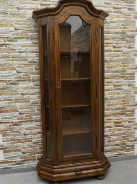 WITRYNA STOJĄCA PŁASKA Z LITEGO DĘBU CIEMNA SZER. 90 CM 2