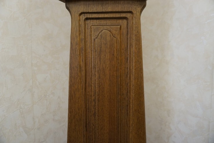 ZEGAR STOJĄCY DĘBOWY NA BATERIE TEMPUS FUGIT...
