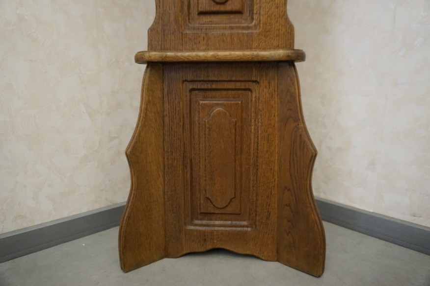 ZEGAR STOJĄCY DĘBOWY NA BATERIE TEMPUS FUGIT SZER. 45 CM