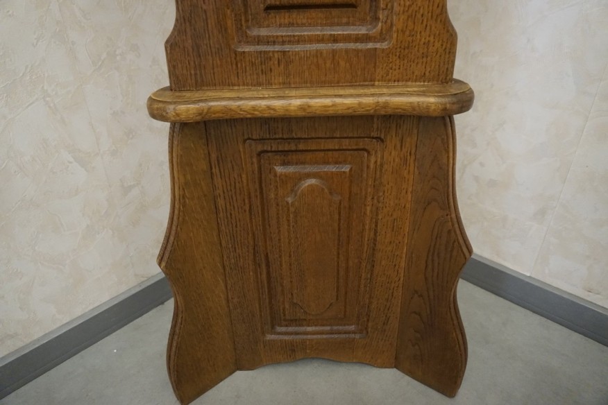 ZEGAR STOJĄCY DĘBOWY NA BATERIE TEMPUS FUGIT SZER. 45 CM